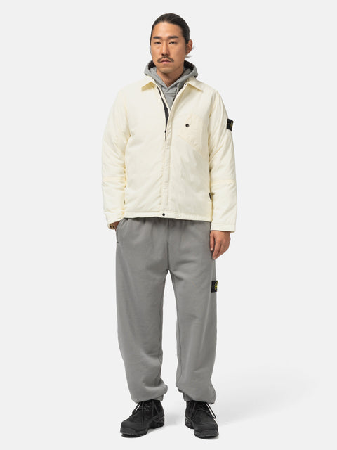 Stone Island Ripstop Cordura Overshirt Ivory, Overshirts