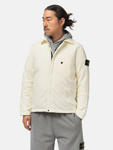 Stone Island Ripstop Cordura Overshirt Ivory, Overshirts