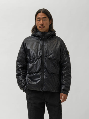 Stone Island Light Nylon 3L-TC Short Parka Black, Jackets