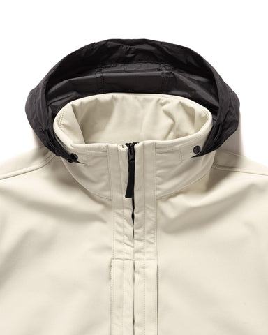 Stone Island Soft Shell-R_E.Dye® Technology Zip Jacket Plaster, Outerwear