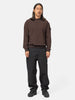 Stone Island Ghost Piece Stretch Cotton Fleece Crewneck Dark Brown, Sweatshirts