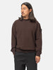 Stone Island Ghost Piece Stretch Cotton Fleece Crewneck Dark Brown, Sweatshirts