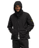 Stone Island Supima® Cotton Twill Stretch-TC Hooded Zip Shirt Black, Outerwear