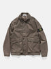 Stone Island Waxed Pigment Cotton Jacket Umber, Jackets