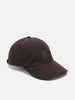 Stone Island Ghost Piece Weatherproof Cotton Canvas Baseball Cap Dark Brown, Caps
