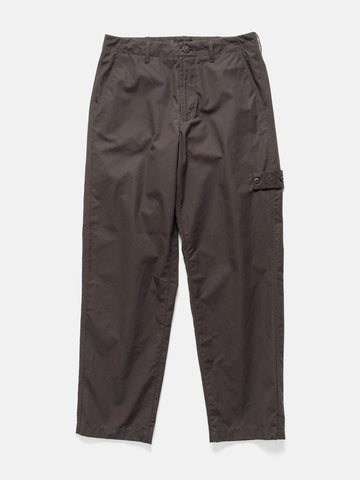 Stone Island Ghost Piece Weatherproof Cotton Canvas Chino Dark Brown, Pants