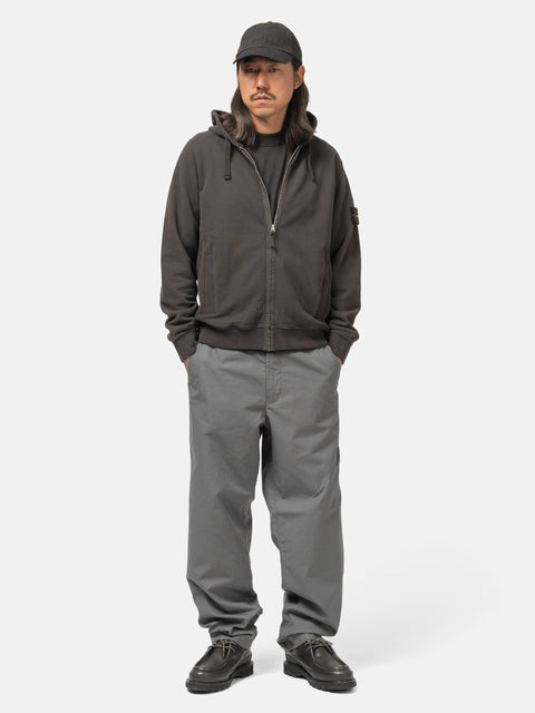 Stone Island Ghost Piece Weatherproof Cotton Canvas Chino Dark Grey, Pants