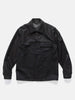 Stone Island Ghost Piece Wool Nylon Chest Pocket Overshirt Black, Overshirts