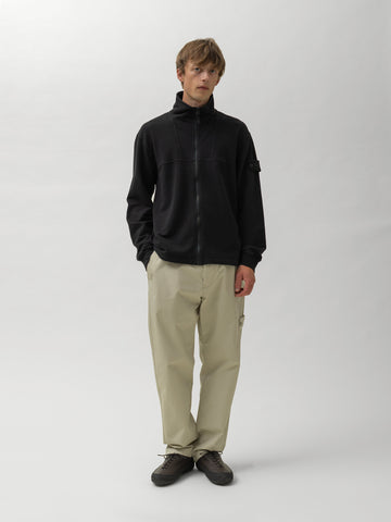 Stone Island Ghost Piece Zip Up Cardigan Black, Shirts