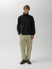 Stone Island Ghost Piece Zip Up Cardigan Black, Shirts