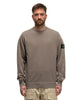 Stone Island 'Old' Treatment Crewneck Sweatshirt Dove Grey, Sweaters