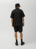 Teatora Open Collar Shirt S/S HL Black, Shirts