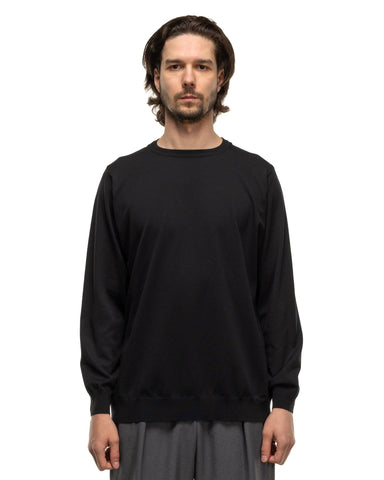 hoverlayer Knit Crew 18G Deltapeak Black - HAVEN