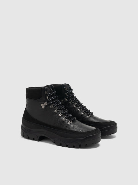 Tarvas Easy Hiker High Leather Black, Boots