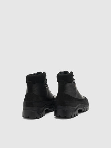 Tarvas Easy Hiker High Leather Black, Boots