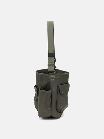 DAIWA Tech Reversible One Shoulder Bag Olive, Shoulder Bags