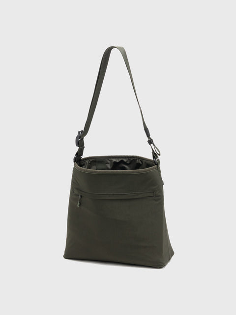 DAIWA Tech Reversible One Shoulder Bag Olive, Shoulder Bags