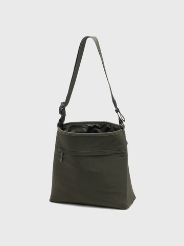 DAIWA Tech Reversible One Shoulder Bag Olive, Shoulder Bags