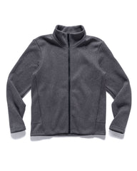 Tilak Poutnik Monk Full Zip Sweater Ash Grey Melange, Sweaters