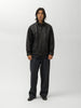 Ulterior Cow Leather Zip Up JKT Black, Leather Jackets