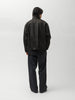 Ulterior Cow Leather Zip Up JKT Black, Leather Jackets