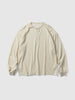 Ulterior W/C Honeycomb HENLEY-NECK Top Ecru, Henley