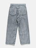 URU Cotton Denim Print Wide Pants White, Jeans