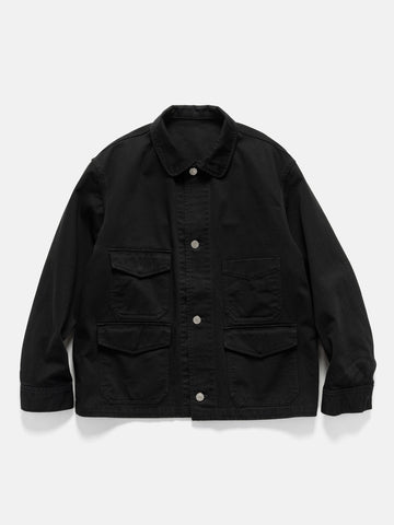 URU Cotton Katsuragi Work Jacket Black, Jackets
