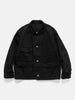 URU Cotton Katsuragi Work Jacket Black, Jackets