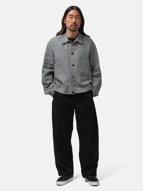 URU Cotton Katsuragi Work Pants Black, Pants