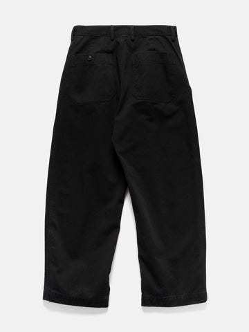 URU Cotton Katsuragi Work Pants Black, Pants