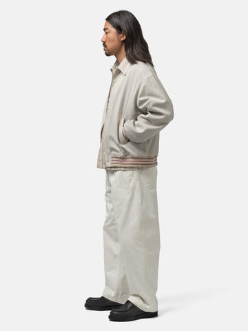 URU Cotton Katsuragi Work Pants Ivory, Pants
