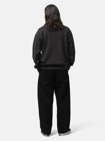URU Half Zip Sweat Black, Sweatshirts