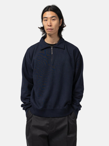 URU Half Zip Sweat Dark Navy, Sweatshirts