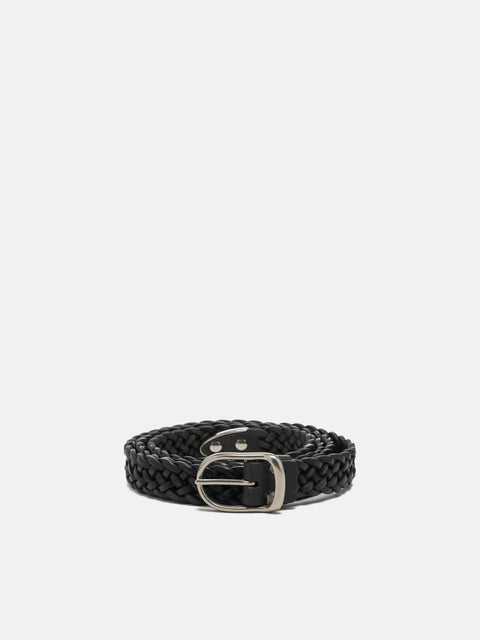 URU Leather Mesh Belt Black, Belts