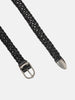URU Leather Mesh Belt Black, Belts