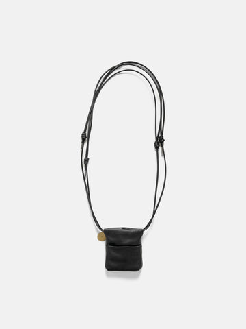 URU Leather Pouch Black, Pouches