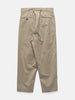 URU Organic Cotton Chino 1 Tuck Pants K. Beige, Pants
