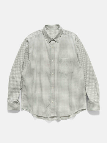 URU Regular Collar L/S Shirts Natural Plaid, Shirts