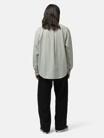 URU Regular Collar L/S Shirts Natural Plaid, Shirts
