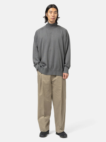 URU Turtle Neck Knit D. Gray, Sweatshirts