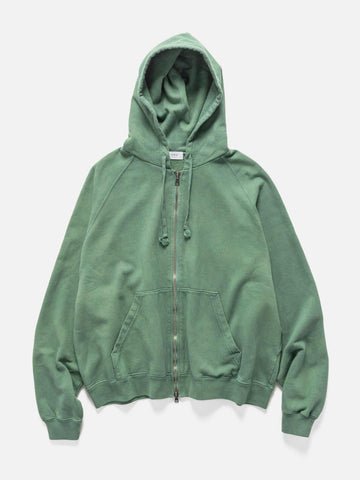 URU Zip Up Sweat T. Green, Hoodies