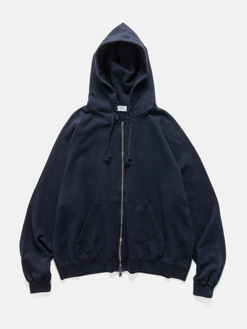 URU Zip Up Sweat Dark Navy, Hoodies