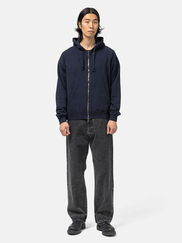 URU Zip Up Sweat Dark Navy, Hoodies