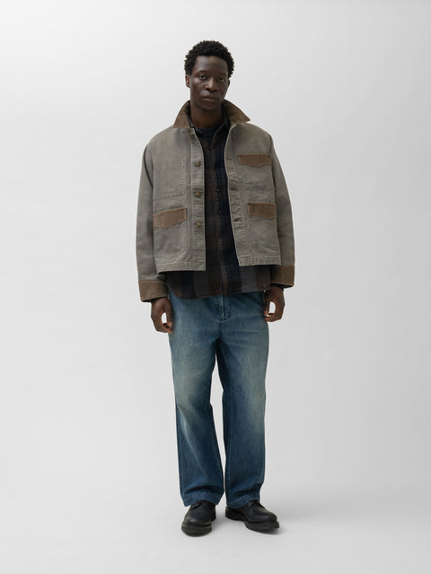 Unlikely Guide 2P Trousers Light Denim Indigo Vintage Wash, Jeans