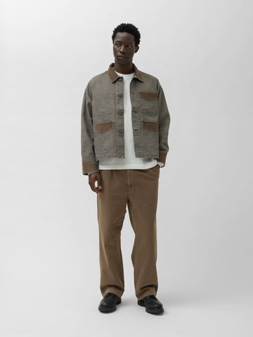 Unlikely Guide 2P Trousers Twill Brown, Pants