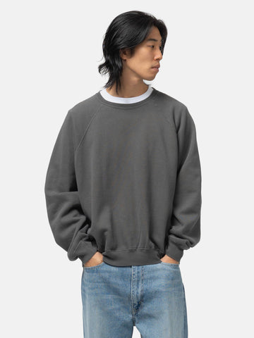Unlikely Raglan Sleeve Crew Black, Sweatshirts