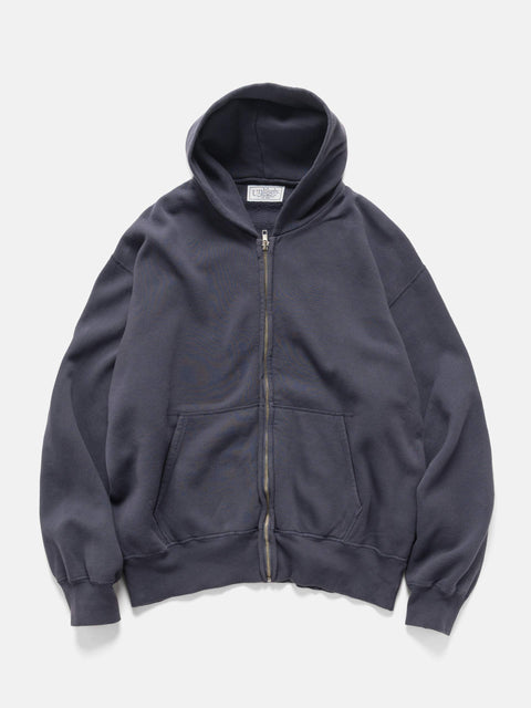 Unlikely Raglan Zip Hoodie Navy, Hoodies