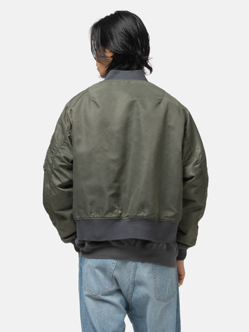 Unlikely Reversible MA-1 Olive/ Sage, Jackets