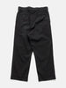 Flat shot of the back of the UNLIKELY Skater's Work Pants in Black in studio